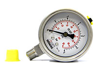 مانومتر | گیج فشار | فشار سنج صنعتی | استیل | پاورکنترل | POWERCONTROL